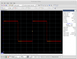 Picoscope persistent mode