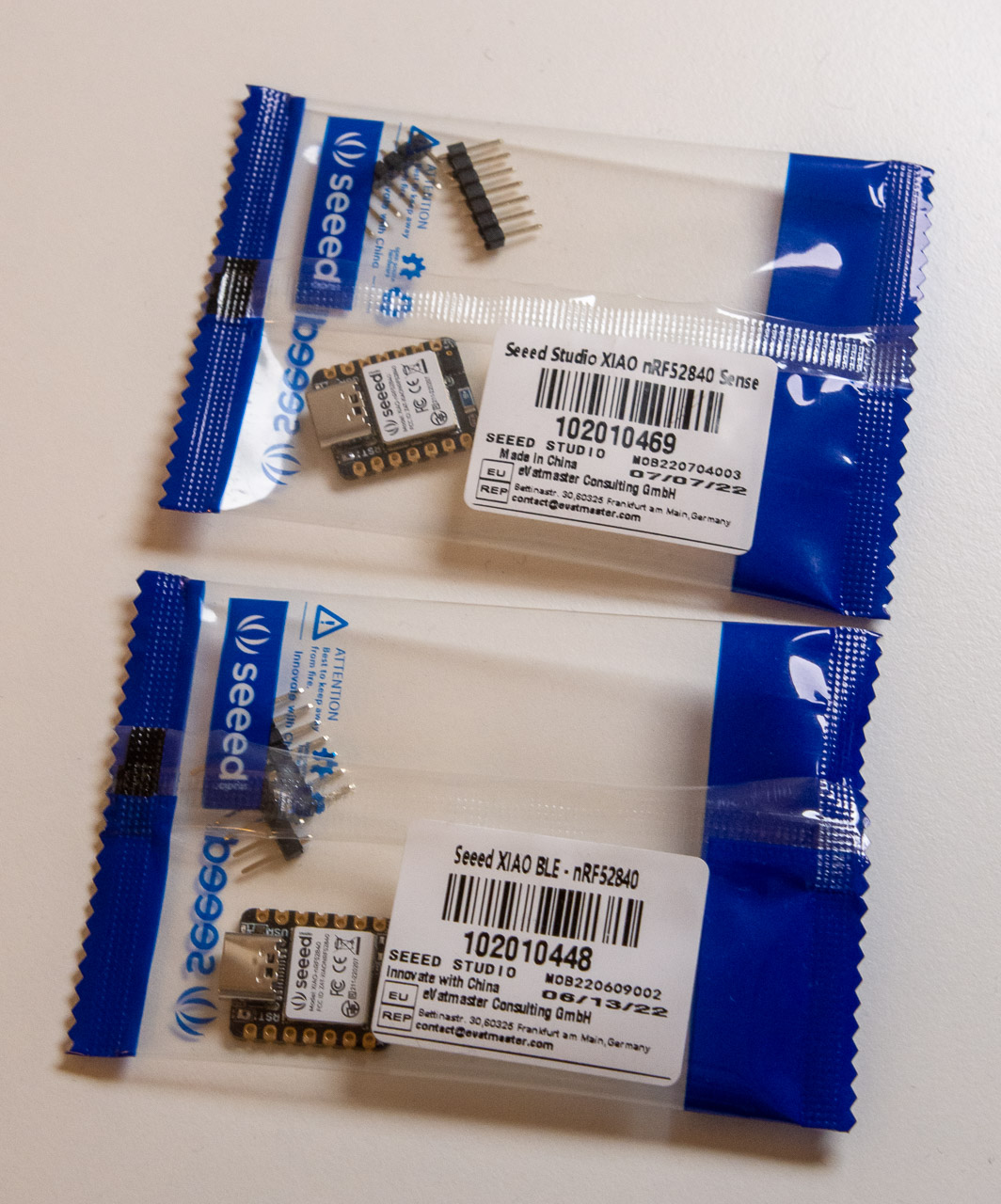 Seeed Studio XIAO nRF52840 and Sense