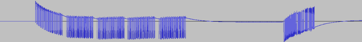 Audacity example two: zoomed in
